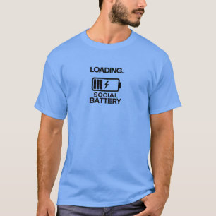 Niedriger Akkubetrieb: aktiviert T-Shirt