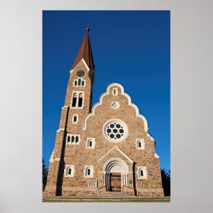 Niedriger Blickwinkel auf die Christ Church 2 Poster