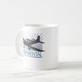Niedriger Flügel-experimentelles Flugzeug Kaffeetasse (Vorderseite Links)