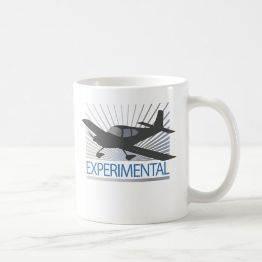 Niedriger Flügel-experimentelles Flugzeug Kaffeetasse (Rechts)