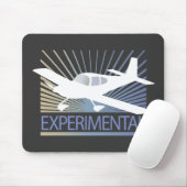 Niedriger Flügel-experimentelles Flugzeug Mousepad (Mit Mouse)