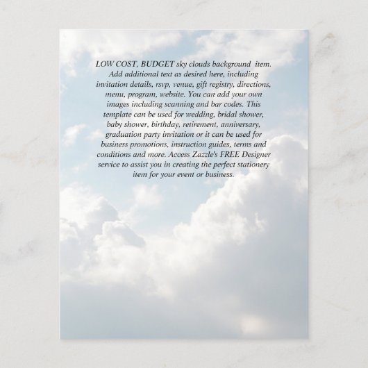 NIEDRIGER HAUSHALTSPLAN für Hochzeiten - Grünrahme (Rückseite)