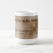 Niedriger HundOglala Krieger ", das dieses ein Kaffeetasse (Mittel)