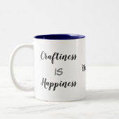 NIEDRIGER Preis! Kunsthandwerk ist Glück Combo 15o Zweifarbige Tasse (Links)