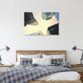 Niedriger Winkel des Chrysler-Gebäude Leinwanddruck (Insitu (Schlafzimmer))