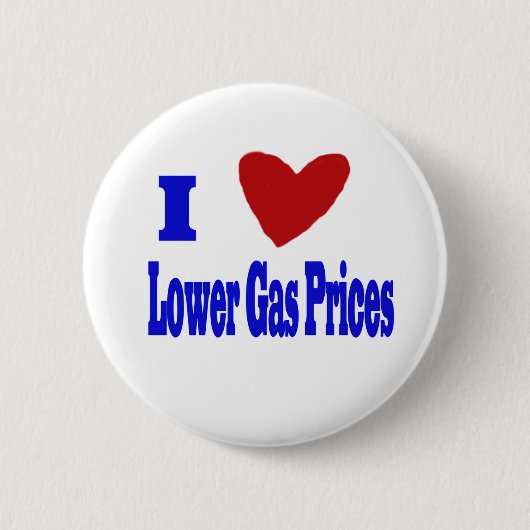 niedrigere Gaspreise der Liebe I Button (Vorderseite)