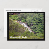 Niedrigere Wasserfälle Postkarte (Vorne/Hinten)