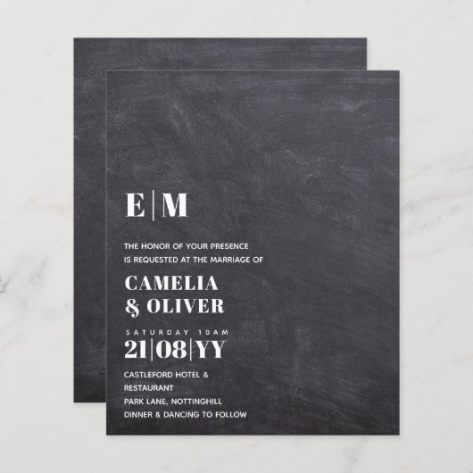 Niedriges Budget Alles in 1 Modernes, kühnes Hochz (Vorne/Hinten)