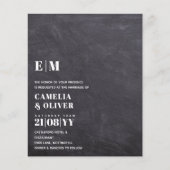 Niedriges Budget Alles in 1 Modernes, kühnes Hochz (Vorderseite)