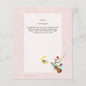 NIEDRIGES BUDGET Kinderzimmer Rhyme Baby Dusche Fl Flyer (Hinten)