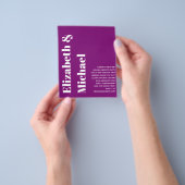 Niedriges Budget Moderne, kühne Texteinladung zur  Flyer (Gruppe)