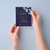 NIEDRIGES BUDGET NAVY White Sage Eukalyptus Weddin Flyer (Gruppe)