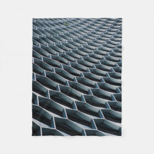 Niedriges Foto von hochauflösendem Gebäude Fleecedecke