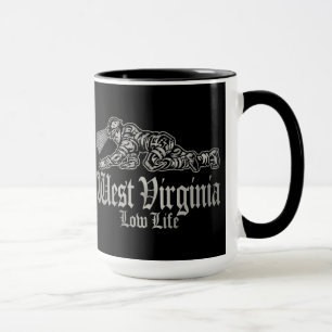 Niedriges Leben WEST VIRGINIA Tasse