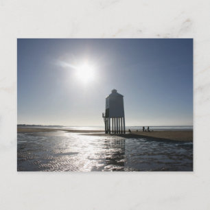 Niedriges Leuchtturm, Burnham on Sea, Somerset, Ve Postkarte