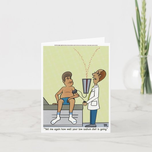 Niedriges Natrium Karte (Vorderseite)