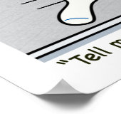 Niedriges Natrium Poster (Ecke)