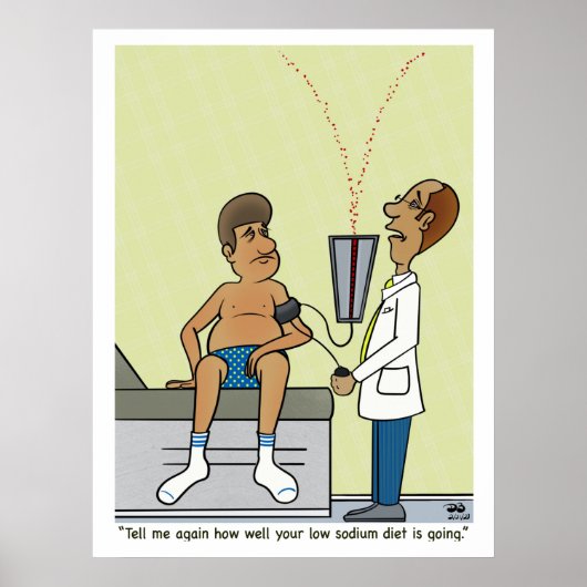 Niedriges Natrium Poster (Vorne)