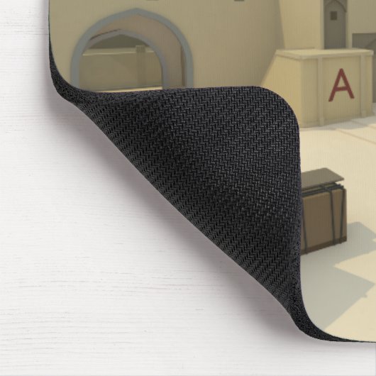 Niedriges Poly-CSGO Karten-Trugbild Mousepad (Ecke)