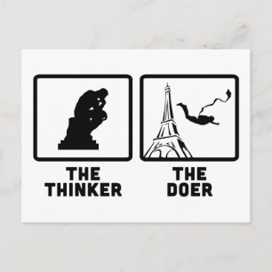 Niedriges Springen Postkarte