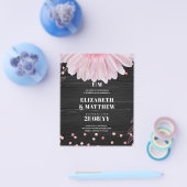 Niedrigste Budget Hochzeiten FLYER Pink Black Dais (Einzeln)