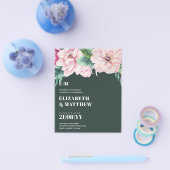 Niedrigste Budget Hochzeiten FLYER Rosa Blume Girl (Einzeln)