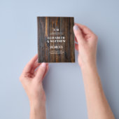 Niedrigste Budget Hochzeiten FLYER Rustikal Minima (Gruppe)