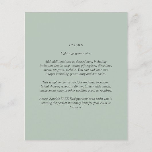 NIEDRIGSTE HAUSHALTSKalligraphie Flyer (Hinten)