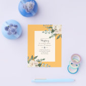 NIEDRIGSTE HAUSHALTSMITTEL - Einladungen für Hochz Flyer (Einzeln)