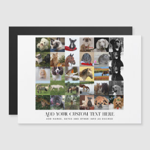 Niedrigste Preise! 35 x FOTO Collage und benutzerd Magnetkarte