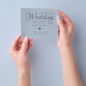 NIEDRIGSTE PREISE Dusty Blue Wedding Flyer (Gruppe)