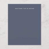 NIEDRIGSTE PREISE Eukalyptus Dusty Blue Wedding Flyer (Hinten)