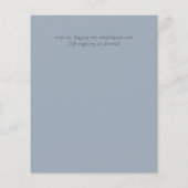 NIEDRIGSTE PREISE Eukalyptus Dusty Blue Wedding Flyer (Hinten)
