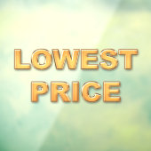 NIEDRIGSTE PREISE-Schaufenster Sign-Window Fensteraufkleber (Blatt 3)