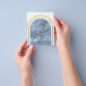 Niedrigster BUDGET All-in-1 Blue Gold Marmor Hochz Flyer (Gruppe)