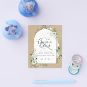 Niedrigster BUDGET White Roses Wedites Arch Flyer (Einzeln)