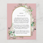 Niedrigster BUDGET White Roses Wedites Arch Flyer (Hinten)