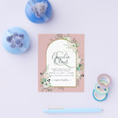 Niedrigster BUDGET White Roses Wedites Arch Flyer (Einzeln)