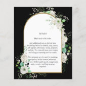 Niedrigster BUDGET White Roses Wedites Arch Flyer (Hinten)