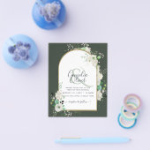 Niedrigster BUDGET White Roses Wedites Arch Flyer (Einzeln)
