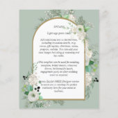 Niedrigster BUDGET White Roses Wedites Arch Flyer (Hinten)