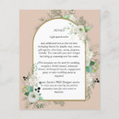 Niedrigster BUDGET White Roses Wedites Arch Flyer (Hinten)