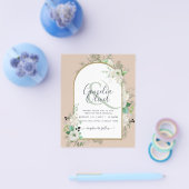 Niedrigster BUDGET White Roses Wedites Arch Flyer (Einzeln)