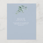 Niedrigster FLYER für Hochzeiten - FOTO EUCALYPTUS (Hinten)