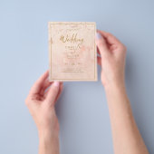Niedrigster HAUSHALT Gold Text Script Elegant Mode Flyer (Gruppe)