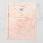 Niedrigster HAUSHALT Gold Text Script Elegant Mode Flyer (Hinten)