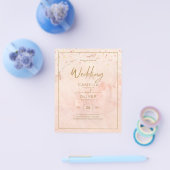 Niedrigster HAUSHALT Gold Text Script Elegant Mode Flyer (Einzeln)