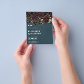 Niedrigster Haushalt Hochzeitsfeiern FLYER Dark Pl (Gruppe)