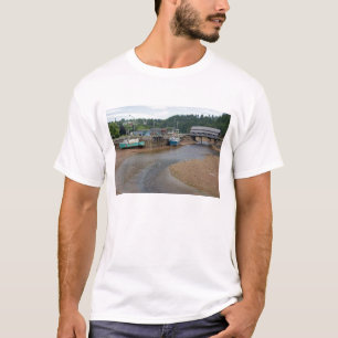 Niedrigwasser an der Bay of Fundy in St. Martins,  T-Shirt