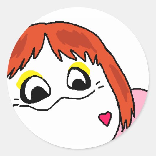 Nieko-Wureiker Runder Aufkleber (Vorderseite)